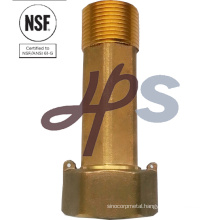 NSF-61 Approved lead free brass Water Meter Tail piece of Awwa Standard